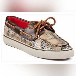 Sequin Boat Shoes